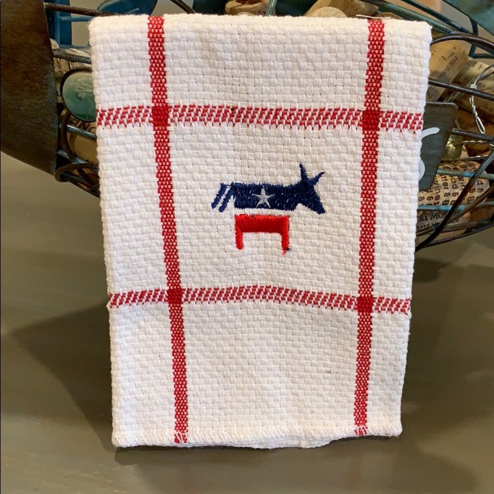 Democratic Symbol Finger Towel